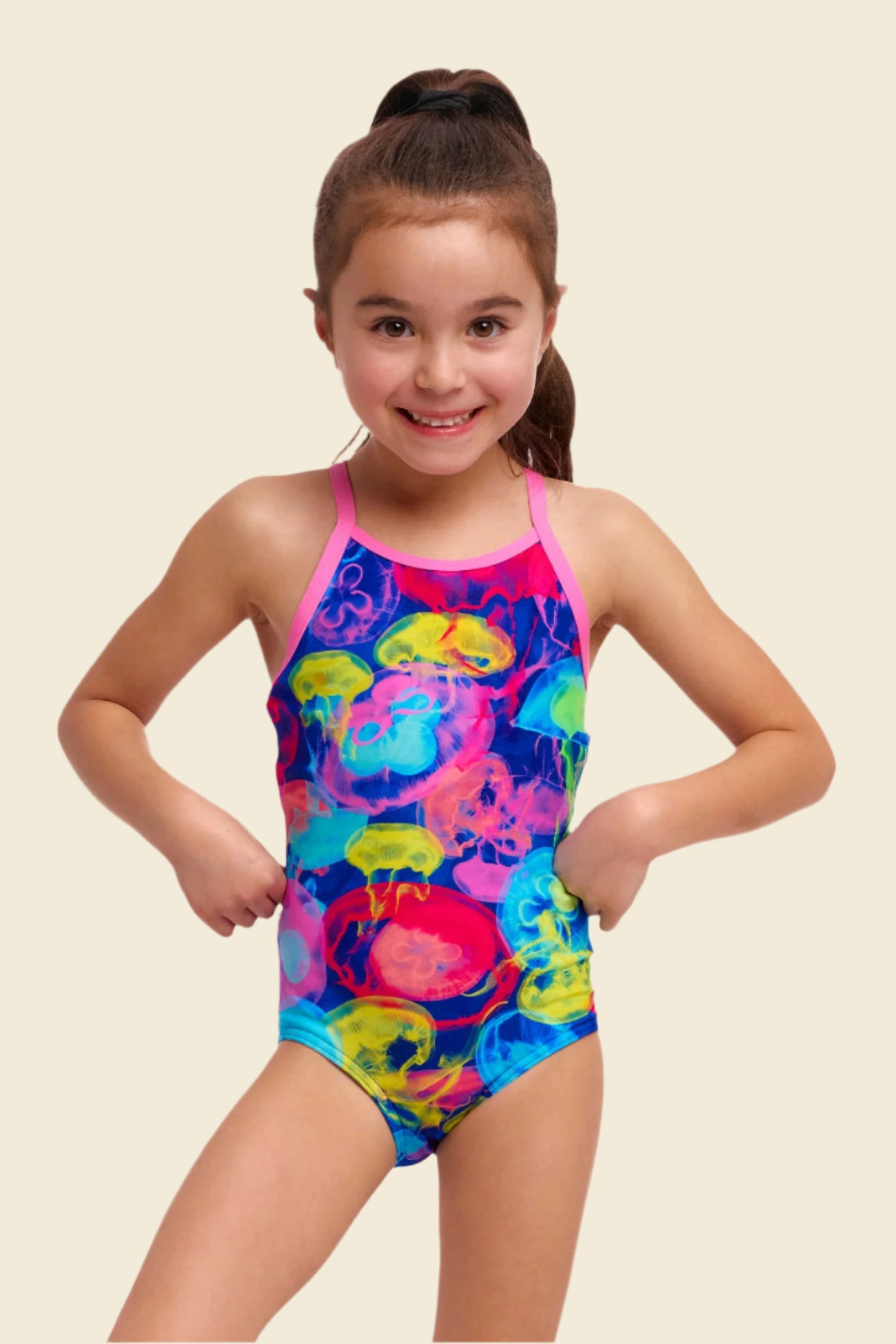 Sting Stung - Funkita Toddler Girls' Printed One Piece