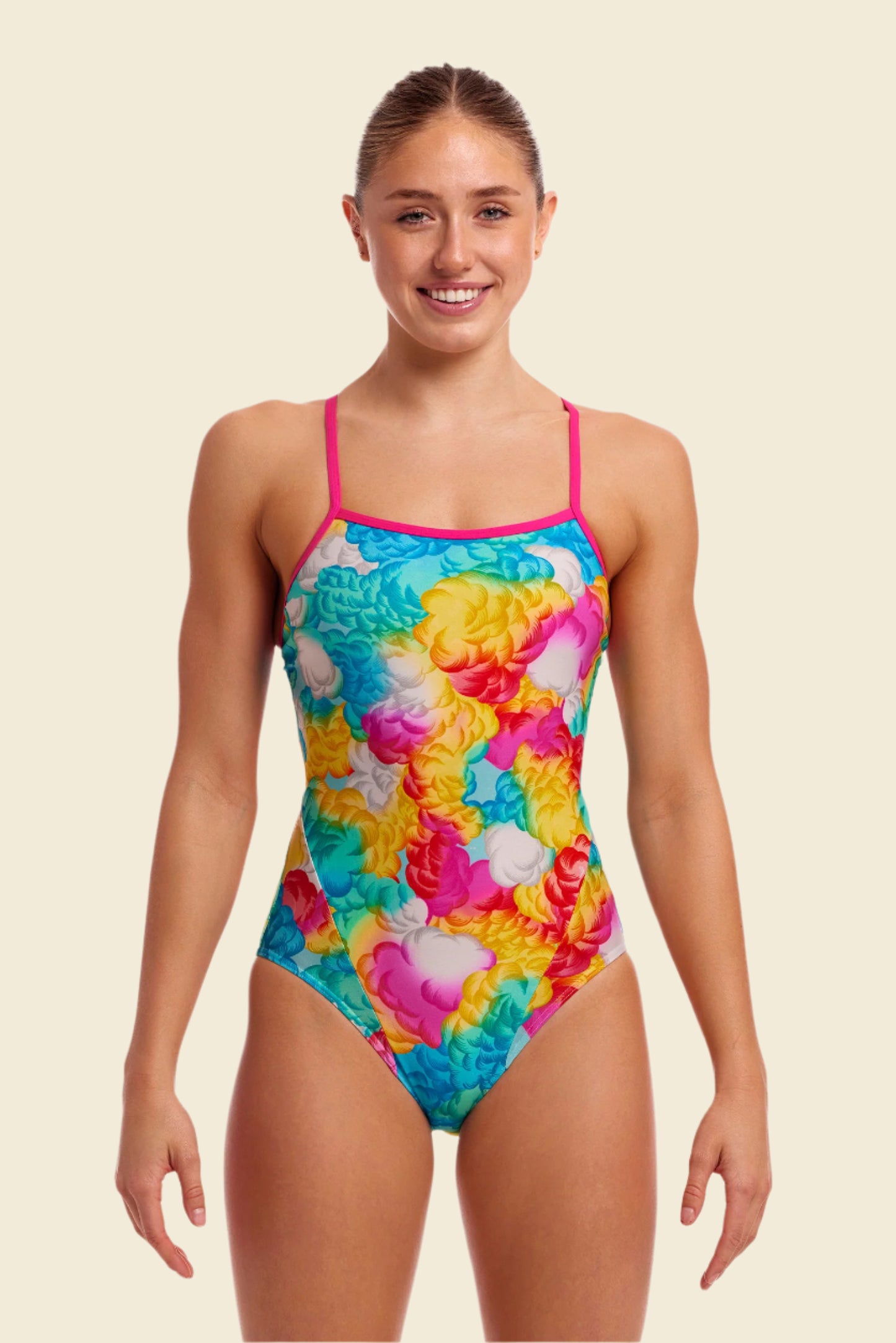 Cloudy Colours - Funkita Single Strap One Piece