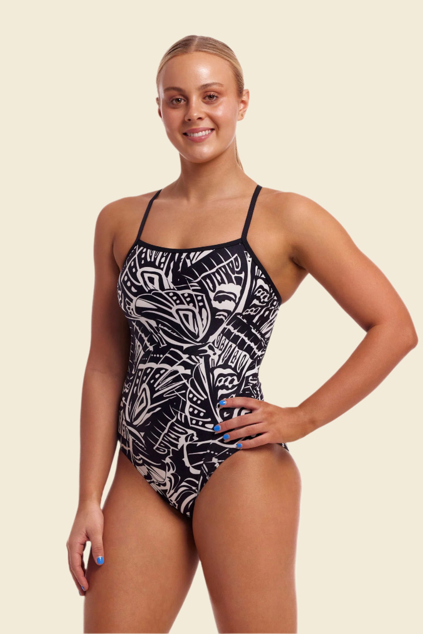 Night Flyer - Funkita Single Strap One Piece