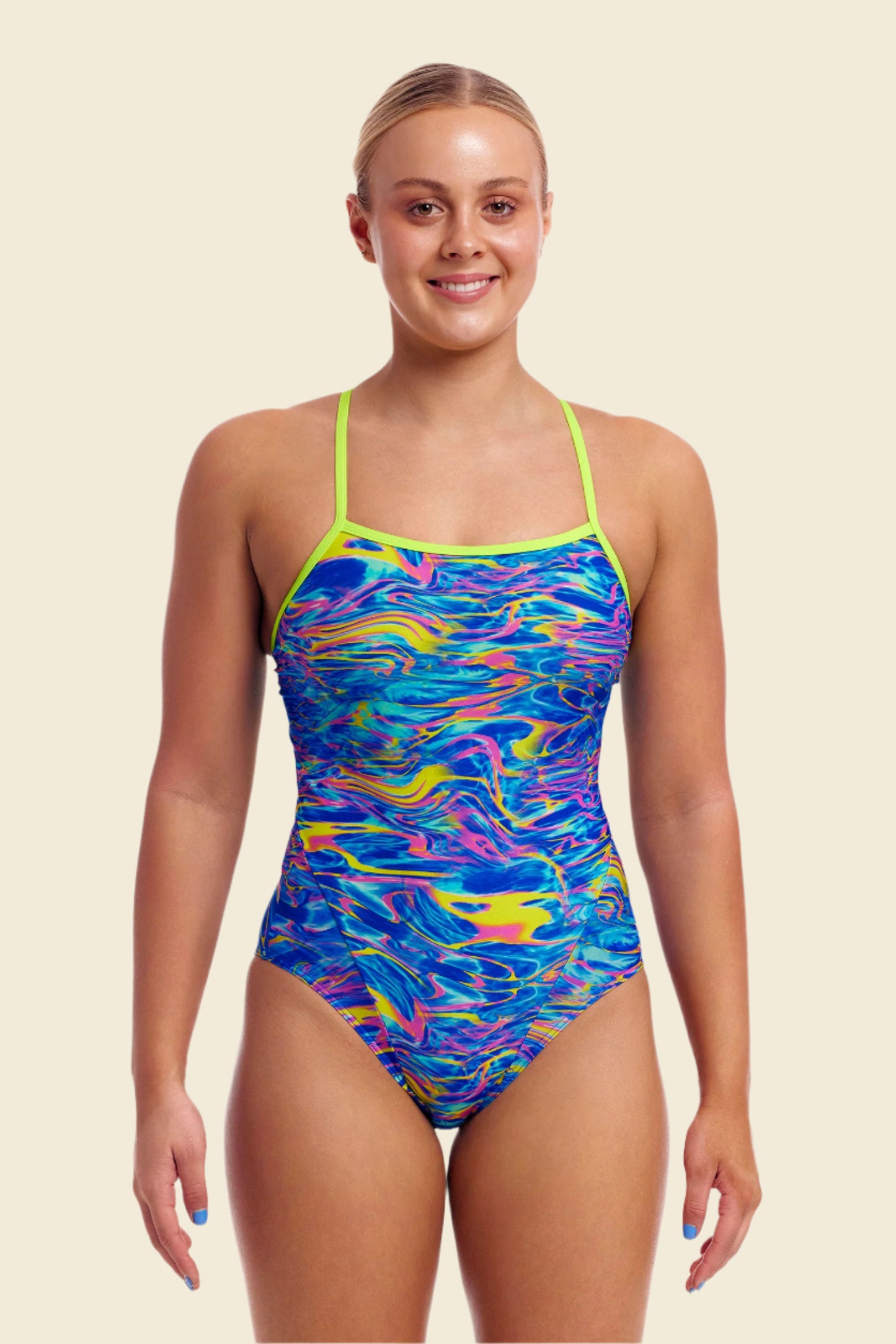 Stir Crazy - Funkita Single Strap One Piece