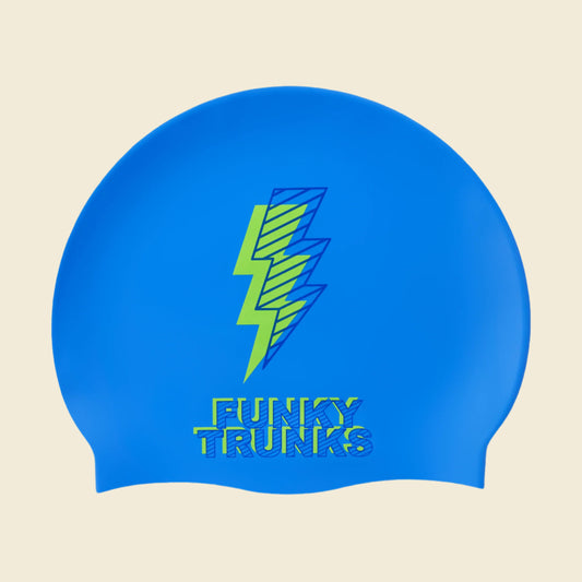 Bolted - Funky Trunks Silicone Swim Cap