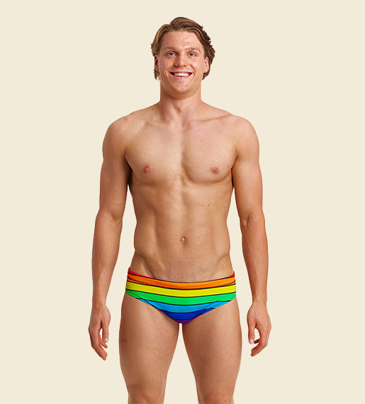 Rainbow Racer - Funky Trunks Classic Swim Brief